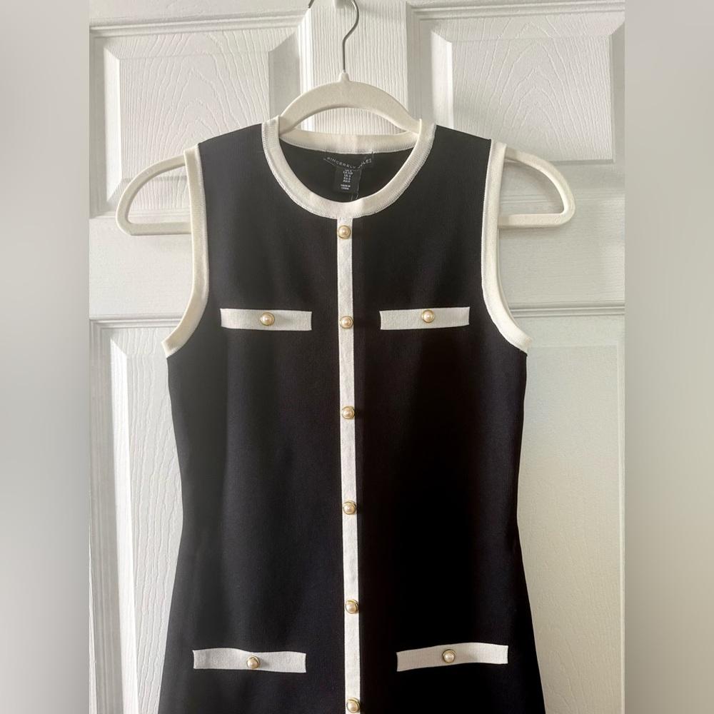 Sincerely Jules Black and White Dress - Picture 3 of 8